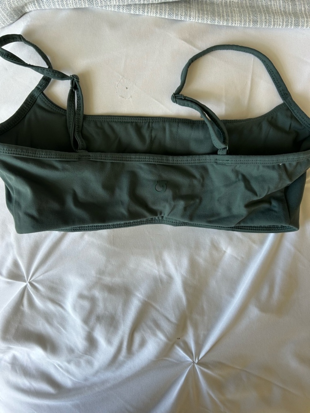 Garage Forest Green Active Leggings and Sports Bra Set size small in both - Picture 2 of 5